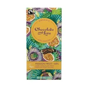 Chokolade med passionsfrugt fyld Ø | 85 g | Chocolate and Love