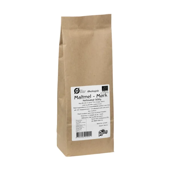Maltmel, mørk | 500 g | Aurion