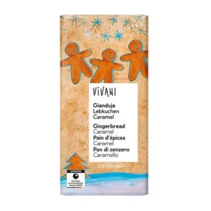Vivani Gianduja chokolade m. honningkage Ø og karamel | 100 g