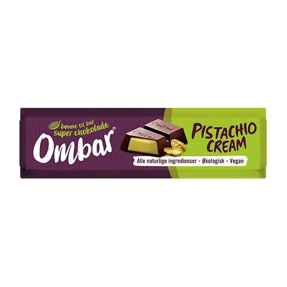 Ombar chokoladebar Pistachio Cream Ø | 42 g