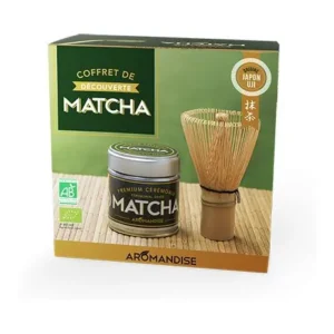 Matcha discovery gavesæt Ø (ceremonial grade matcha te & piskeris)