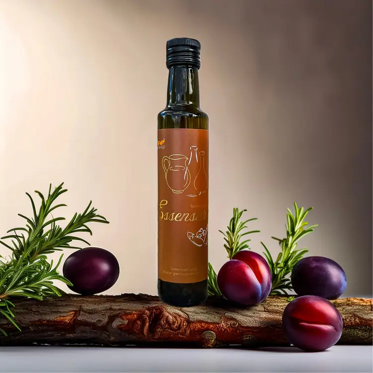 Blommestens Mønt Essensur m. blomme og stikkelsbær | 250 ml