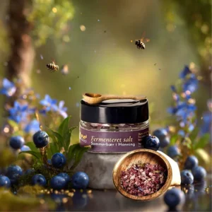Sommerbær i honning Salt m. blåbær og kornblomst | 30 g