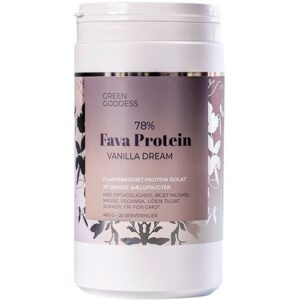 vegansk proteinpulver med vaniljesmag