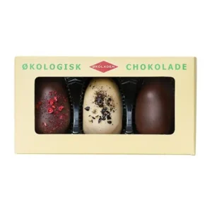 Marcipan påskeæg 3 stk Ø | 90 g | Økoladen