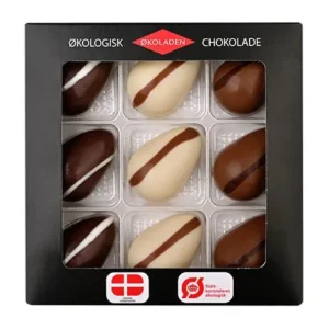 Fyldte Påskeæg 9 stk ass. Ø | 80 g | Økoladen