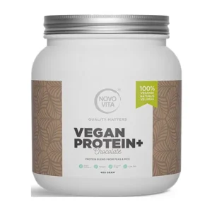 Vegan Protein+ Chokoladesmag | 400 g | Novo Vita