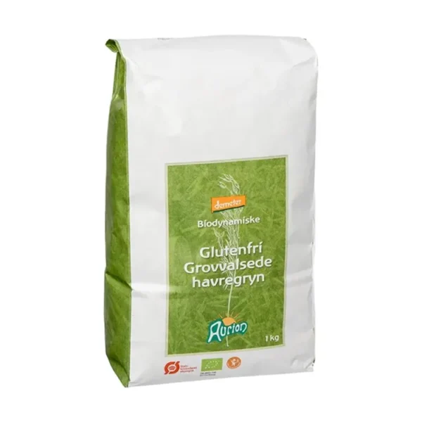 Grove Havregryn Glutenfri Demeter | 1 kg | Aurion