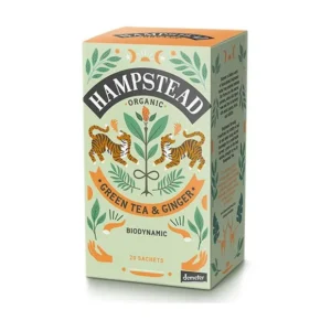 Grøn te Ingefær Ø Demeter | 20 breve | Hampstead Organic