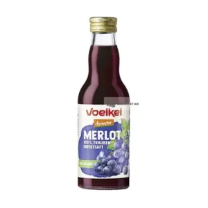 Merlot Rød Druesaft Demeter | 0,2 l | Voelkel