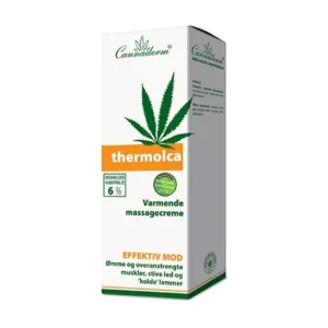 Thermolca massagecreme varmende, ved ømme muskler og led | 200 ml | Cannaderm