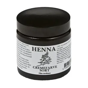 Cremefarve Sort | 140 ml | Henna