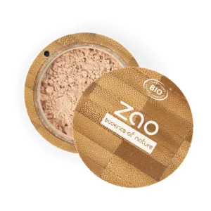 ZAO, Økologisk Mineral Silk Foundation, 501 Clear Beige, 13,5 g