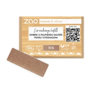 ZAO Økologisk Pearly Eyeshadow 106 Bronze Refill | 1,3 g