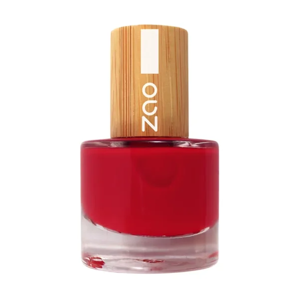 ZAO, Naturlig Neglelak 650 Camin Red, 8 ml