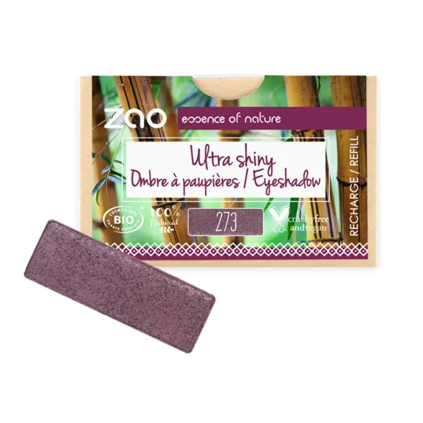 Zao Refill rectangle eye shadow 273 purple rain