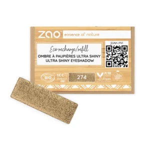 Zao Refill rectangle eye shadow 274 Brown Bronze