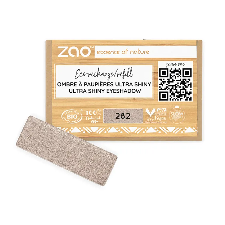 Zao Refill rectangle eye shadow 282 Lilac Silver