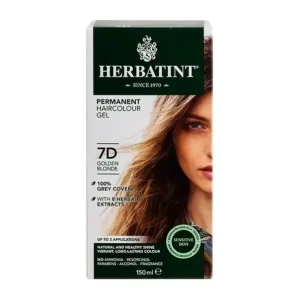 7D permanent hårfarve Golden blond | 150 ml | Herbatint