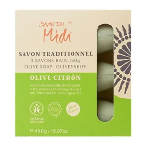 Olivensæbe med citrongræs - Savon du midi Ø | 450 g
