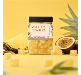 Wally and Whiz Vingummi – Ananas med passionsfrugt (Sukkerfri) | 240 g