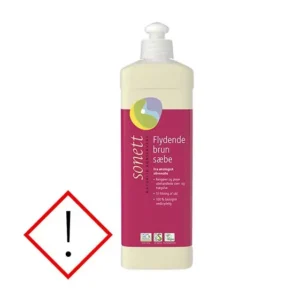 Brun sæbe flydende | 500 ml | Sonett