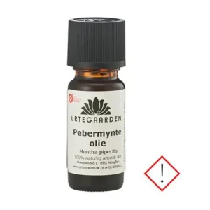 Pebermynteolie 100% øko | 10 ml | Urtegaarden
