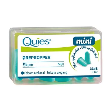 Ørepropper mini skum 3 par | Quies