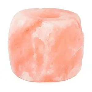 Himalaya salt fyrfadslysestage pink 500-900g | Naturkost