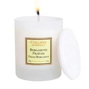 Candle Fresh Bergamot | 180 g | Collines de Provence