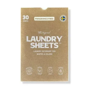 Laundry Sheets Fragrance Free 30 stk