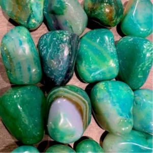 Agat, grøn | Sten og krystaller