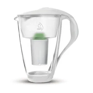 Glaskande 2 l , hvid m. Alkaline Filter Dafi | Clemente