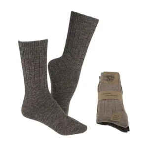 Alpaka Strømper, tynde brun og beige str. 39/42 2-pak | 39-42