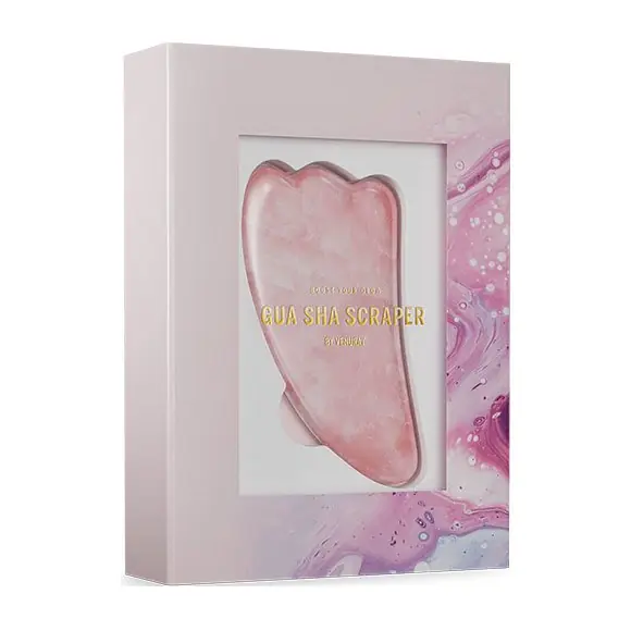 Gua Sha Sten – Rosakvarts | stor