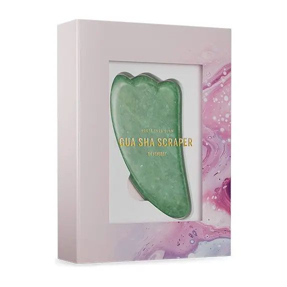 Gua Sha Sten - Grøn Aventurin