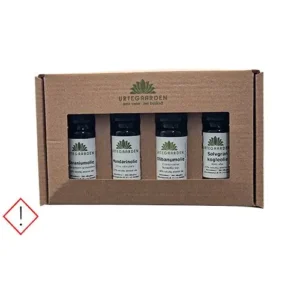 Saunagus sæt Ro & balance | 4x 10 ml | Urtegaarden