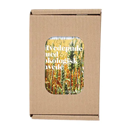 Hvedepude m. bindebånd natur | Fischer Pure Nature