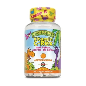 DinoSaurs vit. C-rex tygge børn | 100 tab | Kal