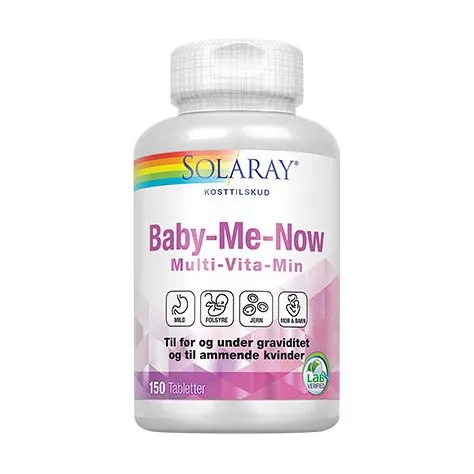 Baby-Me-Now Multivitamin | 150 tab | Solaray