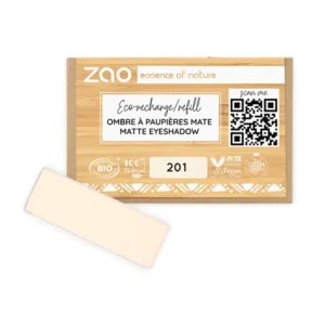 Zao Refill rectangle eye shadow 201 Ivory