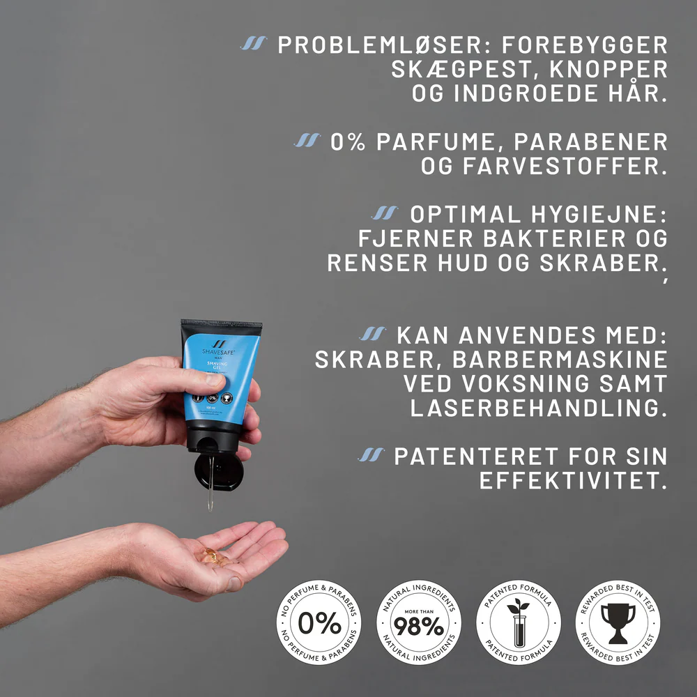 ShaveSafe Shaving gel Man | 100 ml | ShaveSafe